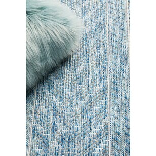 Rug Culture Terrace 5505 Indoor/Outdoor Rug Blue 400 x 300 cm