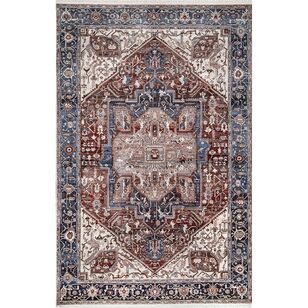 Rug Culture Heriz Rug Dark Brown