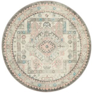 Rug Culture Avenue 704 Silver Round Rug Grey