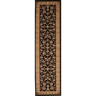 Rug Culture Istanbul 2 Hall Runner Black