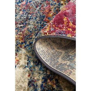 Rug Culture Dreamscape 851 Hall Runner Navy