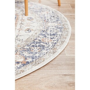 Rug Culture Mayfair Lorissa Round Rug Blue