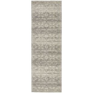 Rug Culture Mirage 358 Hall Runner Silver