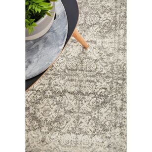 Rug Culture Mirage 358 Hall Runner Silver