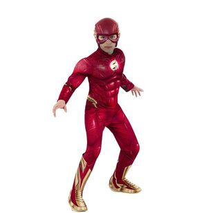The Flash Deluxe Costume Multicoloured 9 - 10 Years