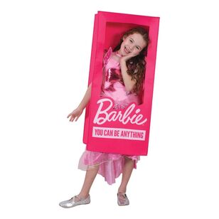 Barbie Lifesize Doll Box Costume Multicoloured Child