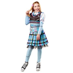 Monster High Frankie Stein Deluxe Kids Costume Multicoloured