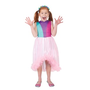 Poppy Bridesmaid Trolls 3 Costume Multicoloured 4 - 6 Years