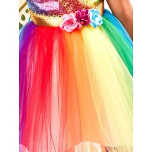 Unicorn Rainbow Tutu Costume Multicoloured