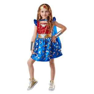 Wonder Woman Premium Kids Costume Multicoloured