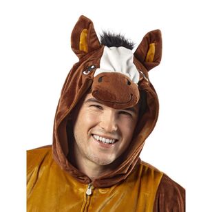 Horse Furry Onesie Costume Multicoloured