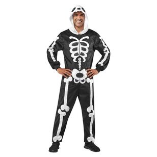 Skeleton Onesie Costume Multicoloured