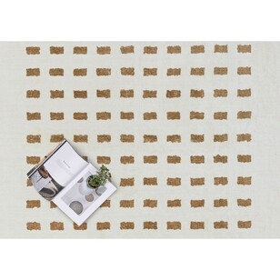 Loopsie Rectangles Washable Rug Brown