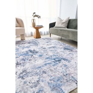 Rug Culture Revive Cato Machine Washable Rug Blue