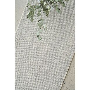 Rug Culture Madras Parker Runner Dove Grey