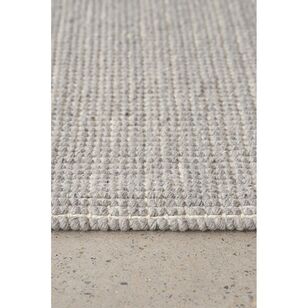 Rug Culture Madras Parker Runner Dove Grey