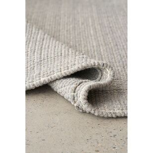 Rug Culture Madras Parker Runner Dove Grey