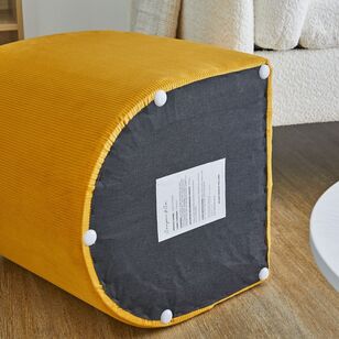 Cooper & Co. Wave Ottoman Yellow