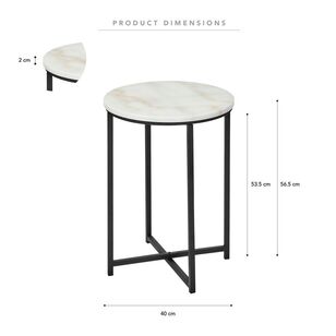 Cooper & Co Ali Side Table Black