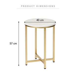 Cooper & Co Ali Side Table Gold