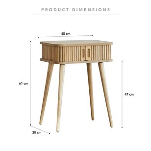 Cooper & Co Curve Side Table Natural