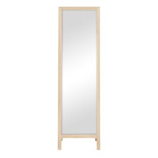 Cooper & Co Harper 160 cm Free Standing Rectangle Mirror Wooden Natural Natural 160 cm