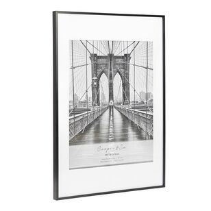 Cooper & Co Premium Rectangle Metallicus Photo Frame Black 70 x 50 cm