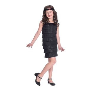 Flapper Girls Kids Costume Multicoloured