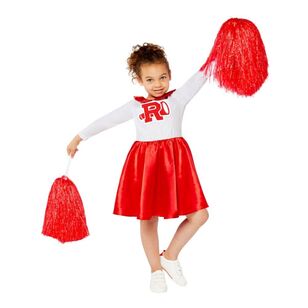 Sandy Rydell Cheerleader Kids Costume Multicoloured