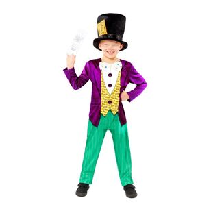 Willy Wonka Sustainable Kids Costume Multicoloured