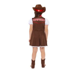 Western Cowgirl Costume Multicoloured