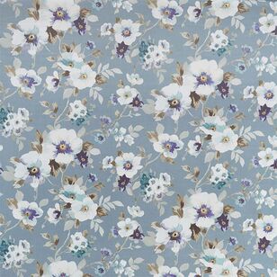 Warwick Amelia Printed Cotton Fabric Wedgewood 139 cm