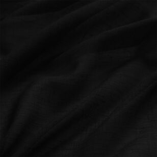 Warwick Genoa Sheer Fabric Black 320 cm