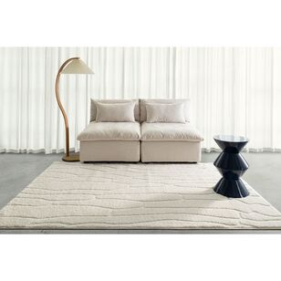 Loopsie Vorey Abstract Rug Cream