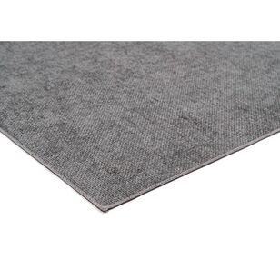 Loopsie Padstow Machine Washable Rug Dark Grey