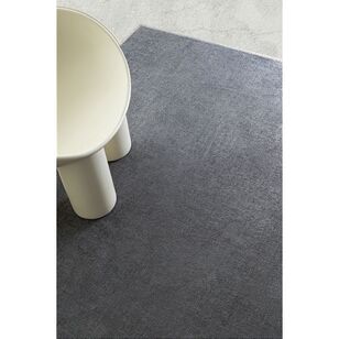 Loopsie Padstow Machine Washable Rug Dark Grey