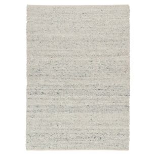 Loopsie Mackenzie Marbled Wool Rug Ivory