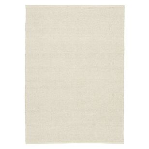 Loopsie Unita Ivory Cream Neutral Wool Rug Ivory