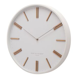 One Six Eight London Esme Silent Wall Clock White 40 cm