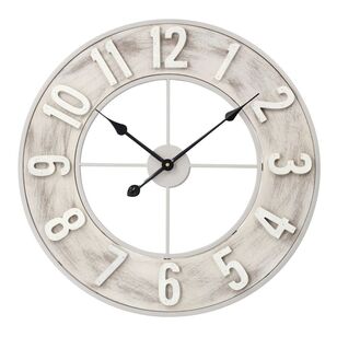 Toki Chester Wall Clock Cream 60 cm