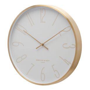 One Six Eight London Astrid Silent Wall Clock White 40 cm