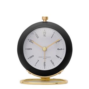 One Six Eight London Grace Silent Alarm Clock Grey 9 cm