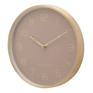 One Six Eight London Lily Silent Wall Clock Dusty Rose 30 cm