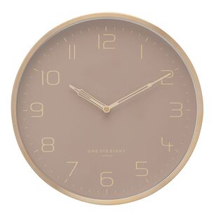 One Six Eight London Lily Silent Wall Clock Dusty Rose 30 cm