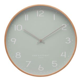 One Six Eight London Olivia Silent Wall Clock Aqua 53 cm