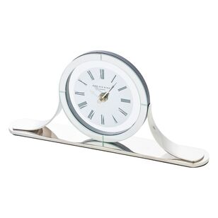 One Six Eight London Hamptons Glass Mantel Clock Mirror 32 cm