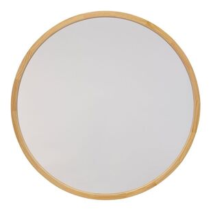 One Six Eight London Tina Solid Wood Mirror Natural Wood