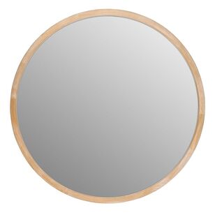 One Six Eight London Tina Solid Wood Mirror Natural Wood