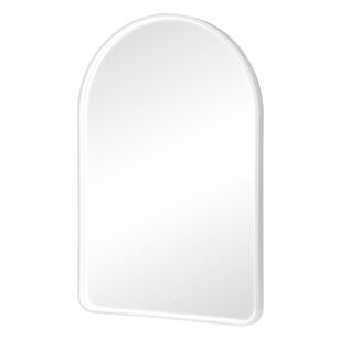 Cooper & Co Front Illuminated 90 cm LED Arch Mirror Silver