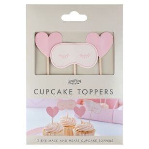 Ginger Ray Pamper Party Cupcake Toppers Multicoloured